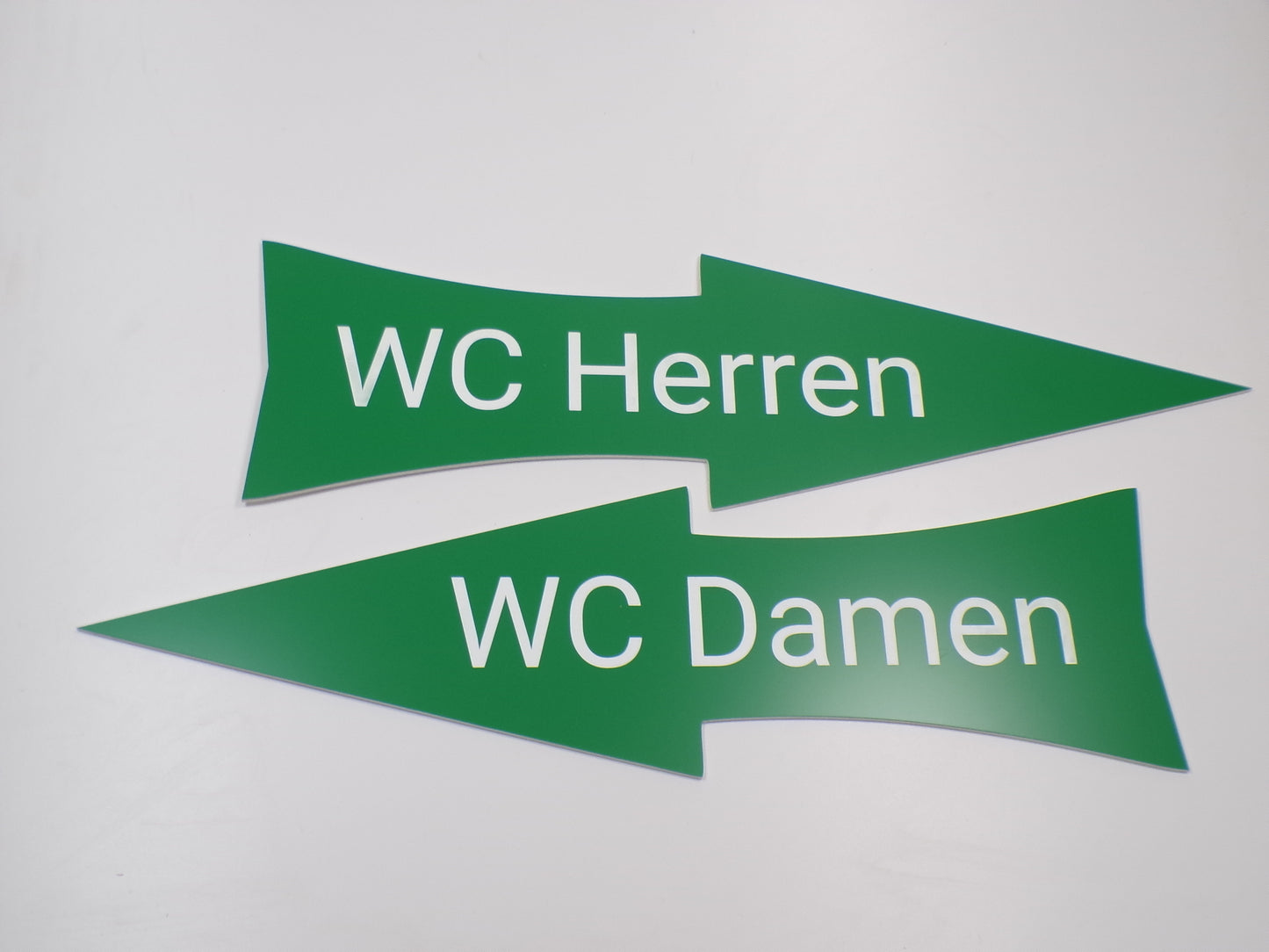 Pfeil Schild mit eigenem Text - Wunschtext Wegweiser - Verschiedene Größen - Wetterfest - Pfeilwegweiser