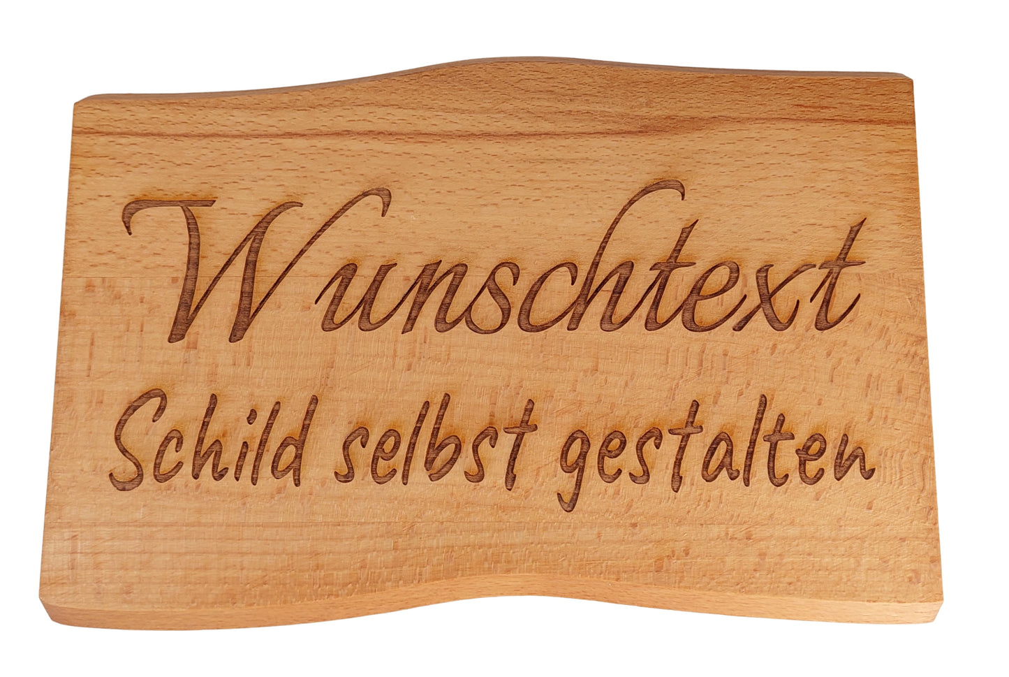 Wunschtext Schild Buche Massiv Verschiedene Größen Wunschtext Personalisiert Gravur Schild Geschenk Holz Buche geölt