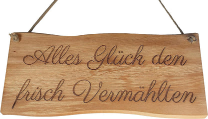 Wunschtext Schild Buche Massiv Verschiedene Größen Wunschtext Personalisiert Gravur Schild Geschenk Holz Buche geölt